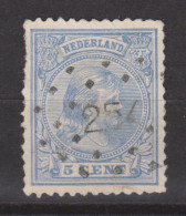 NVPH Nederland Netherlands Pays Bas Holanda 35 CANCEL HEEMSTEDE Puntstempel 254 ; Wilhelmina 1891 ZELDZAAM - Gebruikt