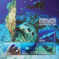 Palau 2016, Remembering WWII, MNH S/S - Palau
