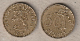 02190) Finnland, 50 Penniä 1969 - Finlande