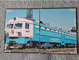 CHINA - TRAIN-060 - PUZZLE SET OF 4 CARDS - Chine
