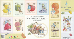 2021 Japan Peter Rabbit Fruits Children's Books  Miniature Sheet Of 10 MNH - Unused Stamps