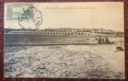 IRAQ ,MOSSOUL LA BOSSUE ET LA GRAND PONT , OTTOMAN ,STAMPS ,POSTCARD - Iraq