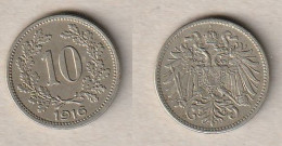 02209) Österreich, 10 Heller 1916 Kaiserl. Wappen - Autriche