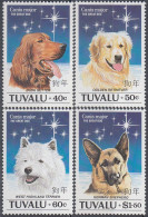 TUVALU 1994, FAUNA, DOGS, COMPLETE MNH SERIES With GOOD QUALITY, *** - Tuvalu