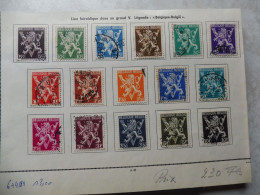 Belgique Belgie 674/689 Used Oblitéré Gestempelt - Gebraucht