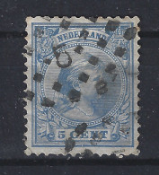 NVPH Nederland Netherlands Pays Bas Niederlande Holanda 35 CANCEL AMSTERDAM Puntstempel 5; Wilhelmina 1891 - Used Stamps