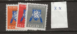 1941 MNH Suriname NVPH 197-99 Postfris** - Suriname ... - 1975