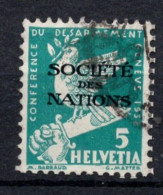 Société Des Nations Gestempelt (h070604) - Service