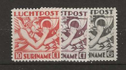 1941 MNH Suriname Airmail NVPH LP20-22 Postfris** - Suriname ... - 1975