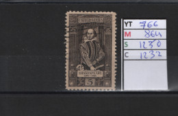 PRIX FIXE Obl  766 YT 864 MIC 1250 SCOT 1232 GIB William Shakespeare 1964 58A/10 - Gebraucht