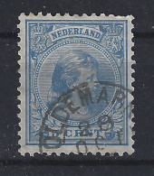 NVPH Nederland Netherlands Pays Bas Niederlande Holanda 35 CANCEL OLDEMARKT Kleinrond ; Wilhelmina 1891 - Usati