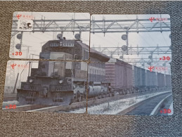 CHINA - TRAIN-083 - PUZZLE SET OF 4 CARDS - Chine