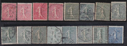France  .  Y&T   .    16 Timbres     .     O        .     Oblitéré - Used Stamps