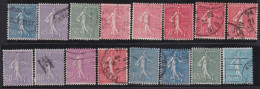 France  .  Y&T   .    16  Timbres     .     O        .     Oblitéré - Used Stamps