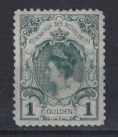 NVPH Nederland Netherlands Pays Bas Niederlande Holanda 49 MLH/ongebruikt ; Inhuldigingszegel Wilhelmina 1898 - Ungebraucht