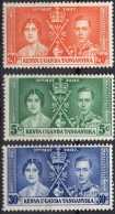 KENYA UGANDA & TANZANIA/1937/MH/SC#60-2/ CORONATION ISSUE OF KING GEORGE VI / KGVI / FULL SET - Kenya, Uganda & Tanzania