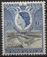 KENYA UGANDA & TANZANIA/1954/MNH/SC#102/ROYAL VISIT OF PRINCESS ELIZABETH & DUTCHNESS OF EDINBURGH / 10c GREEN & BLK - Kenya, Oeganda & Tanzania