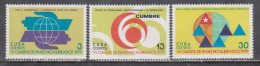 Cuba 1979 - 6th Summit Conference Of Non-Aligned States, Havana (1), Mi-nr. 2391/93, MNH** - Ungebraucht