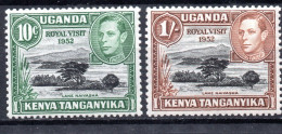 KENYA UGANDA & TANZANIA/1941-2/MNH/SC#98-9/ROYAL VISIT OF PRINCESS ELIZABETH & DUTCHNESS OF EDINBURGH / COMPLETE SET - Kenya, Uganda & Tanzania