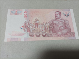 Billete De Thailandia De 100 Bath Serie A, UNC - Thaïlande