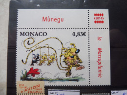 Monaco  Bd Marsupilamie Mnh Neuf ** Parfait Perfect 2014 - Bandes Dessinées