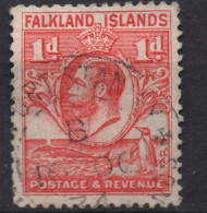 FALKLAND ISLANDS/1929-31/USED/SC#55/ KING GEORGE V /KGV/ 1p SCARLET - Maldives (...-1965)