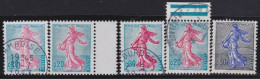 France  .  Y&T   .    5 Timbres  .      .     O  Et  *      .     Oblitéré  Et Neuf - Used Stamps