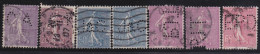 France  .  Y&T   .    7  Timbres    Perf.     .     O        .     Oblitéré - Used Stamps
