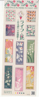 2022 Japan Greetings Flowers In Daily Life Fleurs Miniature Sheet Of 10 MNH @ BELOW FACE VALUE - Ungebraucht