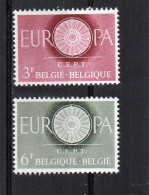 1960 België MI N°1209/1210 ** : - MNH - NEUF - POSTFRISCH - POSTFRIS - 1960