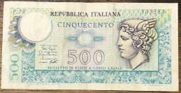 Billet De 500 Lires Italie - Altri & Non Classificati