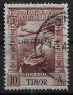 TIMOR 1947 EMPIRE STAMP SURC. "LIBERTAÇÃO" AIRMAIL - (NP#72-P01-L2) - Timor