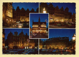 Belgique : BRUXELLES / La Grand'Place  La Nuit / Multivues - Bruxelles By Night