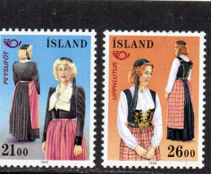 : 1989 IJsland Yv N° 652/653 : ** - MNH - NEUF - POSTFRISCH - POSTFRIS - Unused Stamps