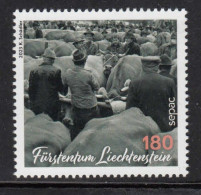 2023 Liechtenstein Cattle Auction Sepac Photography Complete Set Of 1 MNH @ BELOW FACE VALUE - Unused Stamps