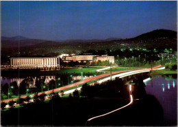 18-2-2024 (4 X 30) Australia - ACT - Canberra National Library & Bridge (at Night) - Canberra (ACT)