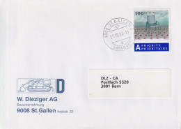 Motiv Briefvs  "Dieziger, Bauunternehmung, St.Gallen"      2004 - Storia Postale
