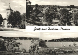 72328264 Flecken Zechlin Teilansicht Kirche Park Schwarzer See Rheinsberg - Zechlinerhütte