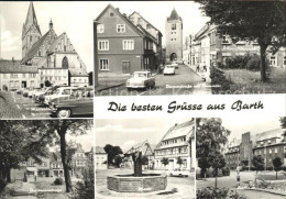 72328224 Barth Marienkirche Dammstrasse Dammtor Rathaus Markt Brunnen Thaelmanns - Barth