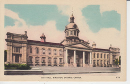 City Hall Kingston  Ontario Canada  Large Building With Iconic Dome, 2 Small Columns Ouverture 1841 Dôme Central 2sc - Kingston