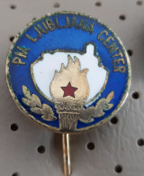 POLICE  Station Policija Postaja Milice PM Ljubljana Center Slovenia Ex Yugoslavia Enamel Pin - Police