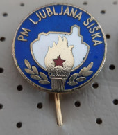 POLICE  Station Policija Postaja Milice PM Ljubljana Siska Slovenia Ex Yugoslavia Enamel Pin - Police