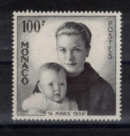 MONACO  Timbre Neuf ** De  1958 ( Ref  MC 433 ) Naissance Du Prince Albert - Used Stamps