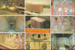 EGYPT - Valley Of The Kings - Several Views - Used Postcard - Louxor