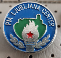 POLICE Station Policija Postaja Milice PM Ljubljana Center  Slovenia Ex Yugoslavia Pin - Polizei