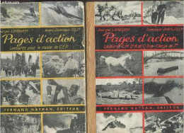 Pages D'action - Lot De 2 Ouvrages : Lectures Pour La Classe De C.E.P. + Lectures C.M.2 2e A Et C. Sup-classe De 7e - LO - Non Classés