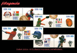 CUBA MINT. 2013-08 III CLÁSICO MUNDIAL DE BÉISBOL - Nuevos