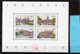 1987 Berlin Mi N° 772/775 BL8 : ** - MNH - NEUF - POSTFRISCH - POSTFRIS - Blocks & Kleinbögen