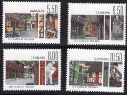 Denmark 2009 Serie 4v Aarhus History Old Town MNH - Unused Stamps