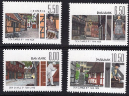 Denmark 2009 Serie 4v Aarhus History Old Town MNH - Neufs